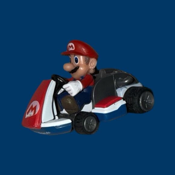 TOMY Impulse Mario Kart Pull Back Racers Surprise Pack Mario & Luigi Race Cars - Picture 3 of 11